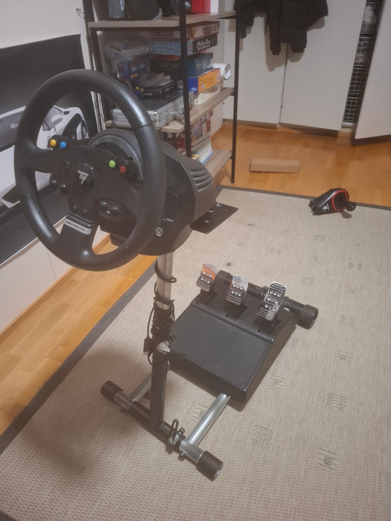 Thrustmaster TMX PRO Force feedback Ratti ja polkimet + wheelstand pro ...