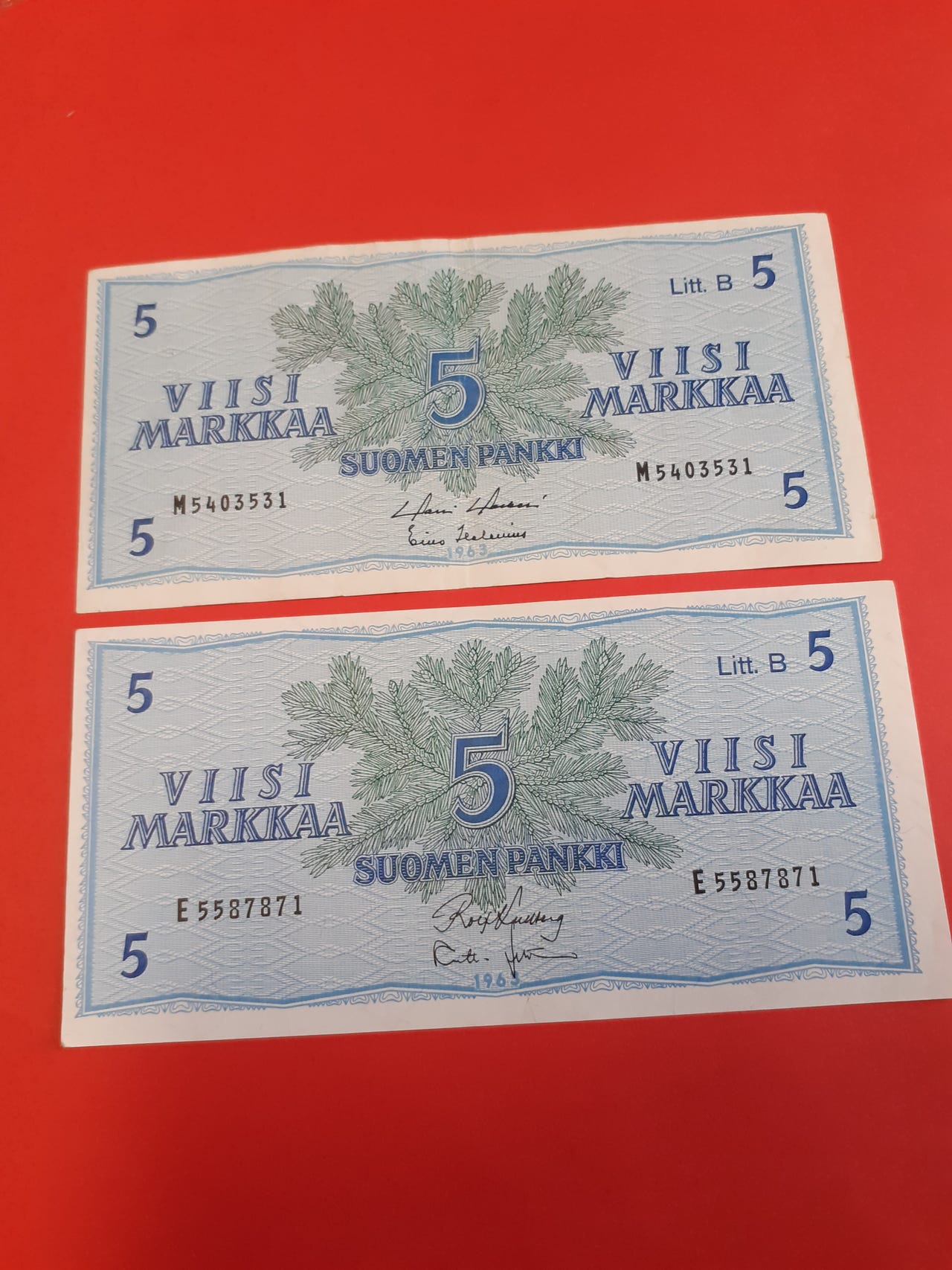 5 Markan Setelit V 1963 Tori