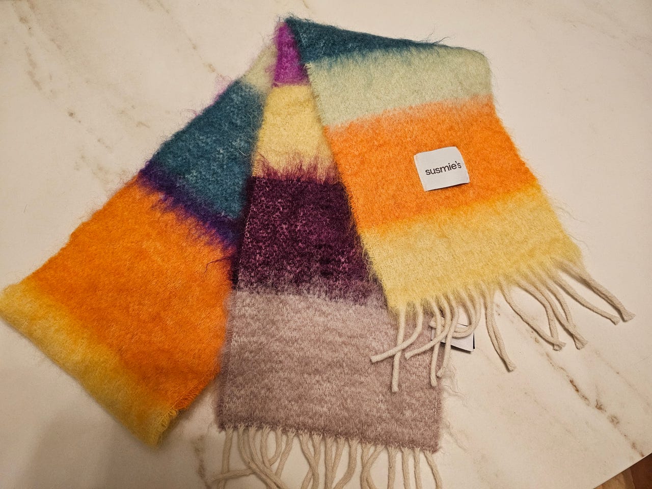 Susmies mohair kaulahuivi