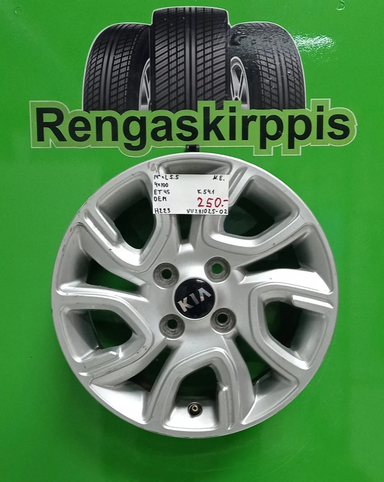 14″ 4×100 ET45 KR54,1 L5,5″ Oem