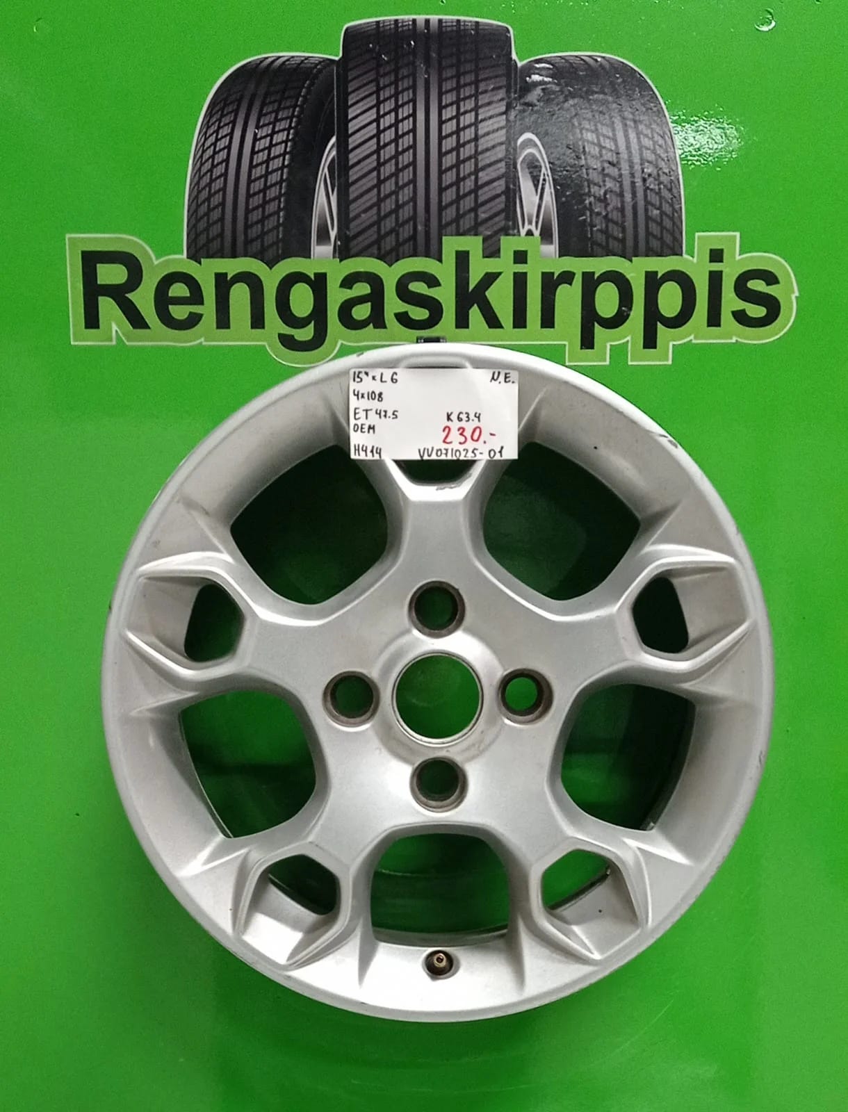 15″ 4×108 ET47,5 KR63,4 L6″ Oem