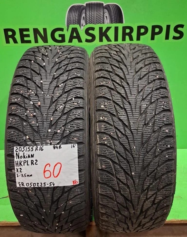 205/55R16 Nokian HKPL R2 94R kitkarenkaat