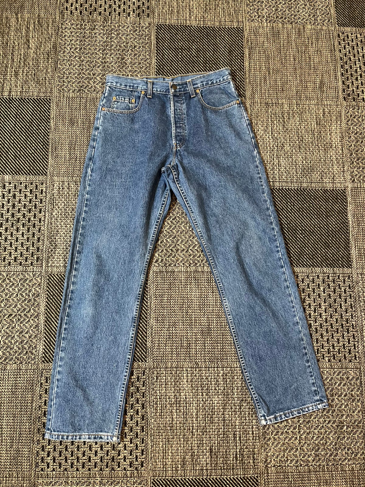 LEVIS 618 mens 32/32 made in UK 100%cotton farkut denim jeans 