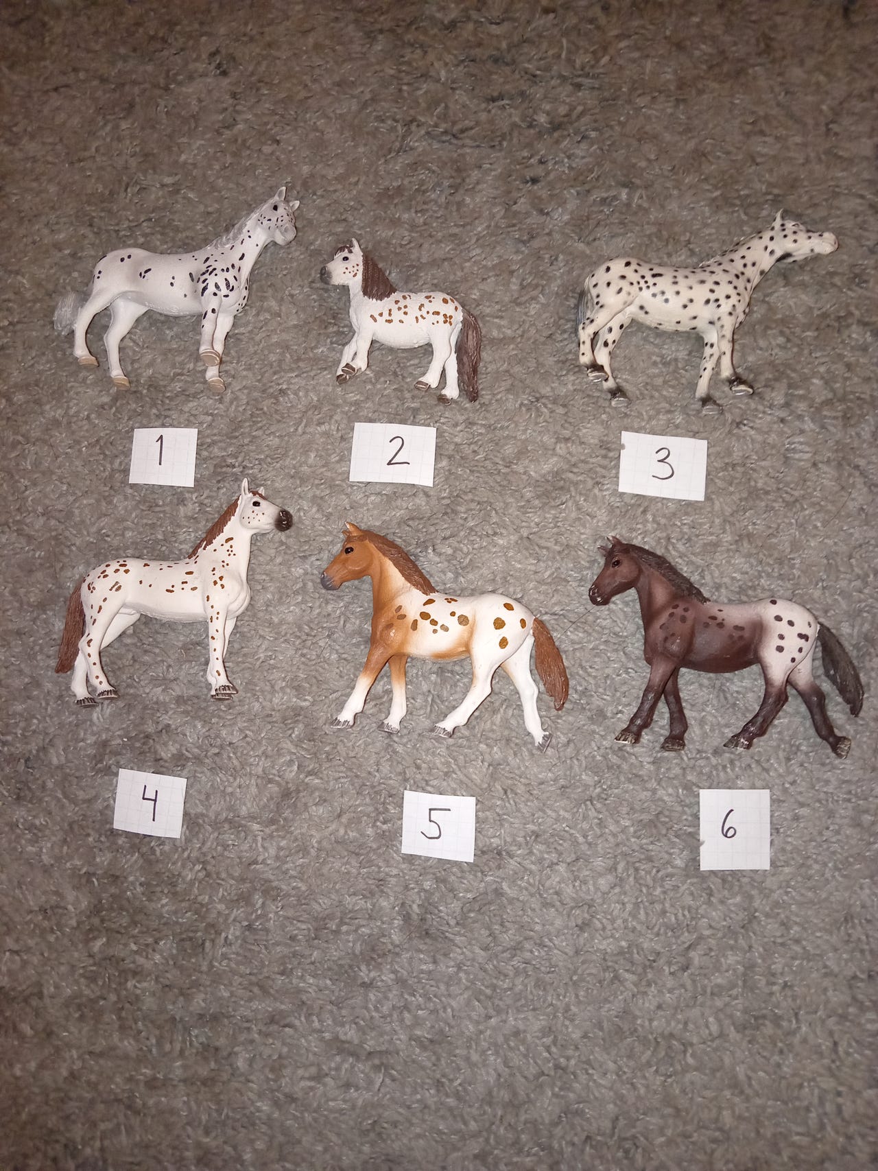 Schleich Hevoslelut 7 kpl eri värejä