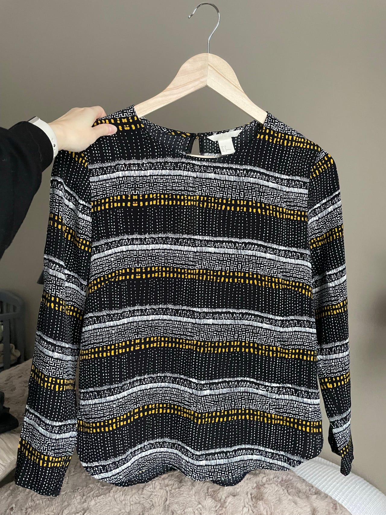 H&M Pusero Kirjava Viskoosi Koko 36