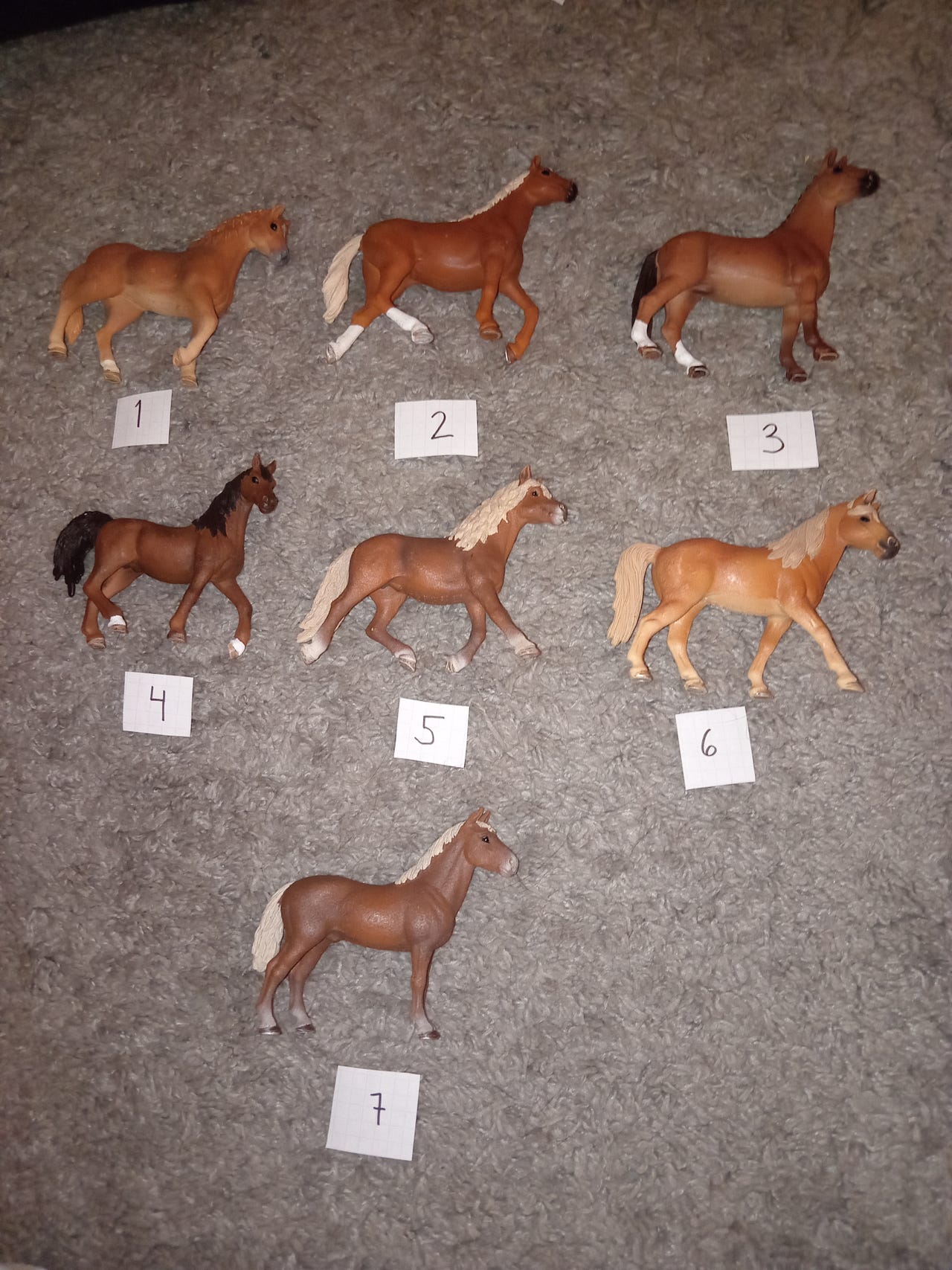 Schleich hevoset 5,6,7 myynnissä