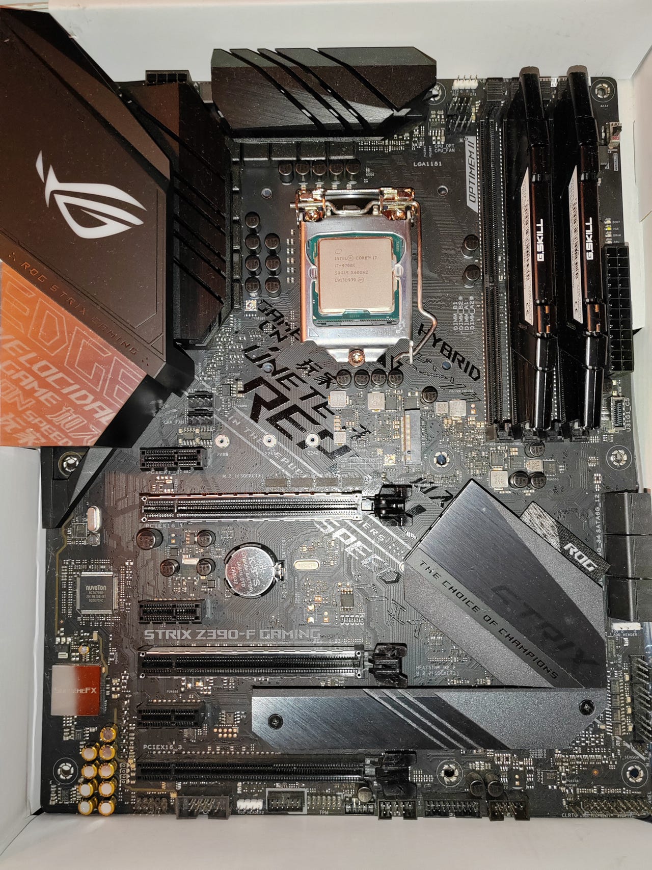 Z390-F GAMING, I7-9700K, 32GB G.SKILL 3200MHZ RAM | Tori