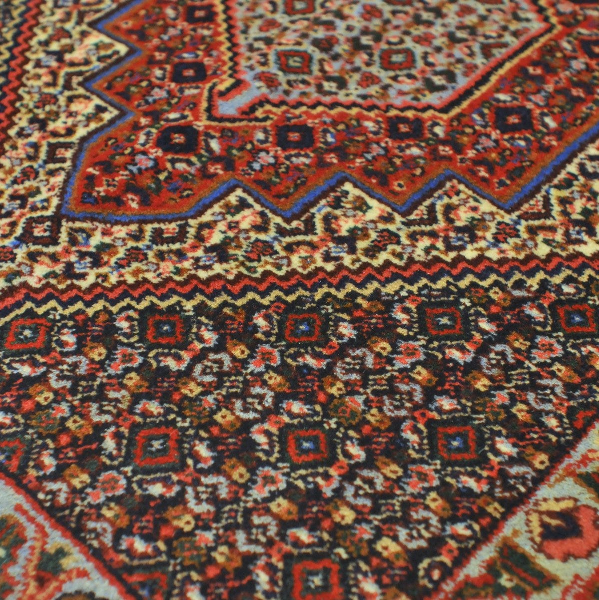 Käsinsolmittu villamatto 94 x 74 cm Sanandaj, Iran
