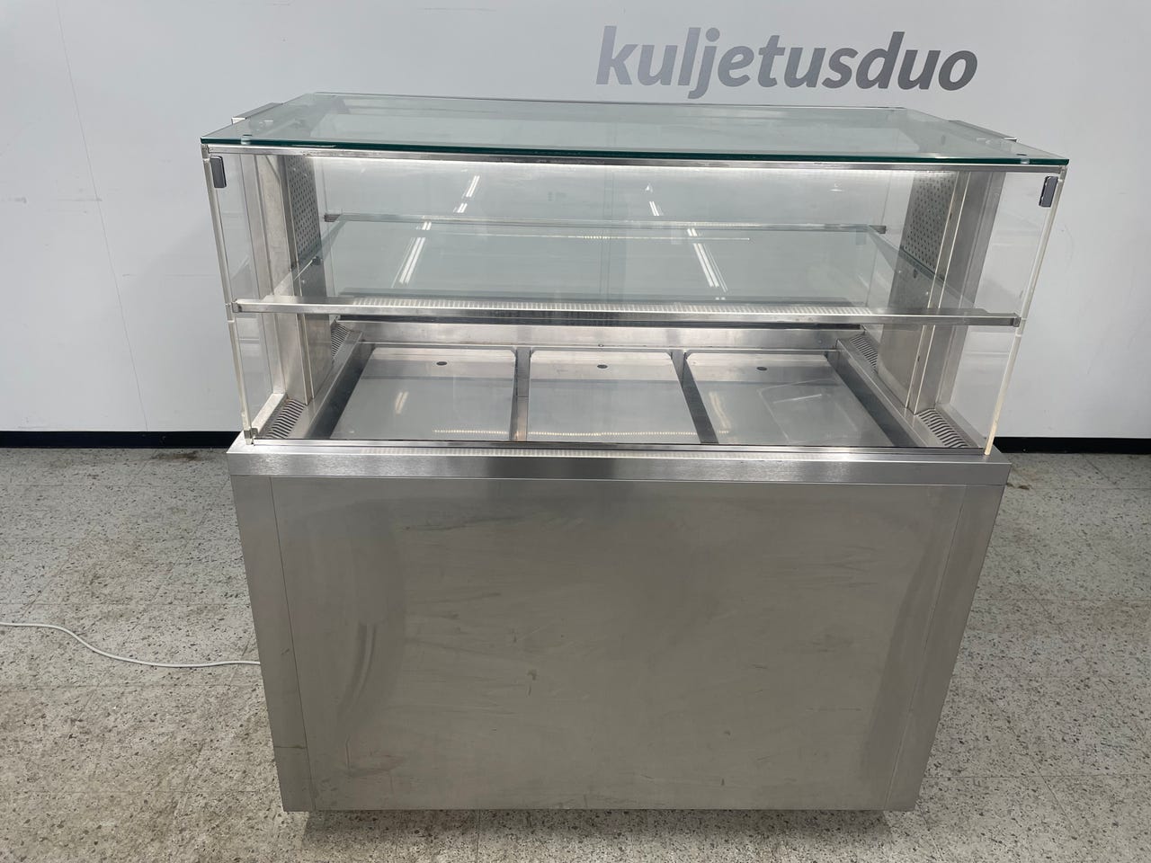 Kylmävitriini 120cm Palvelumalli Porkka/Dieta