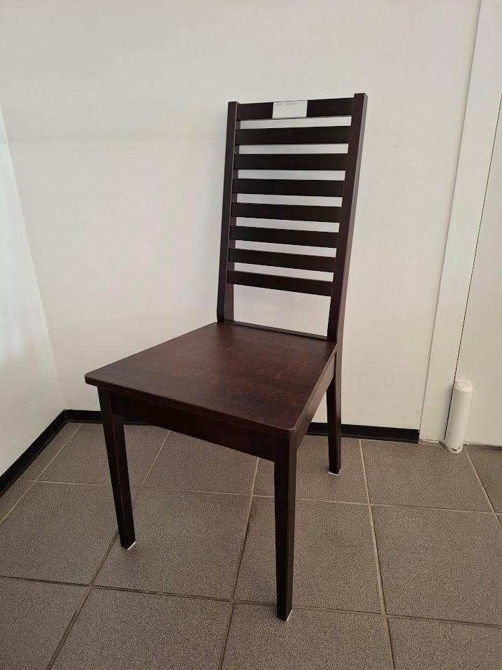 Esse Siiri ruskea ruokapöydän tuoli, UUSI