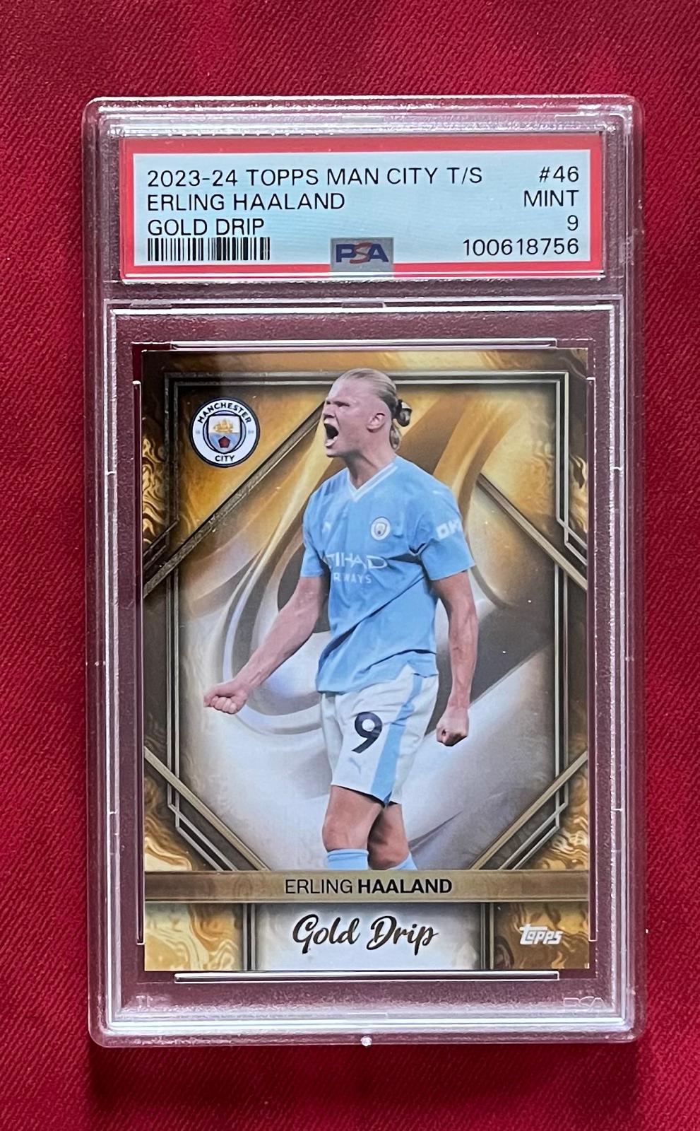 その他 haaland psa9 PSA 9 MINT Erling Haaland 2019 Topps Chrome Bundesliga Green
