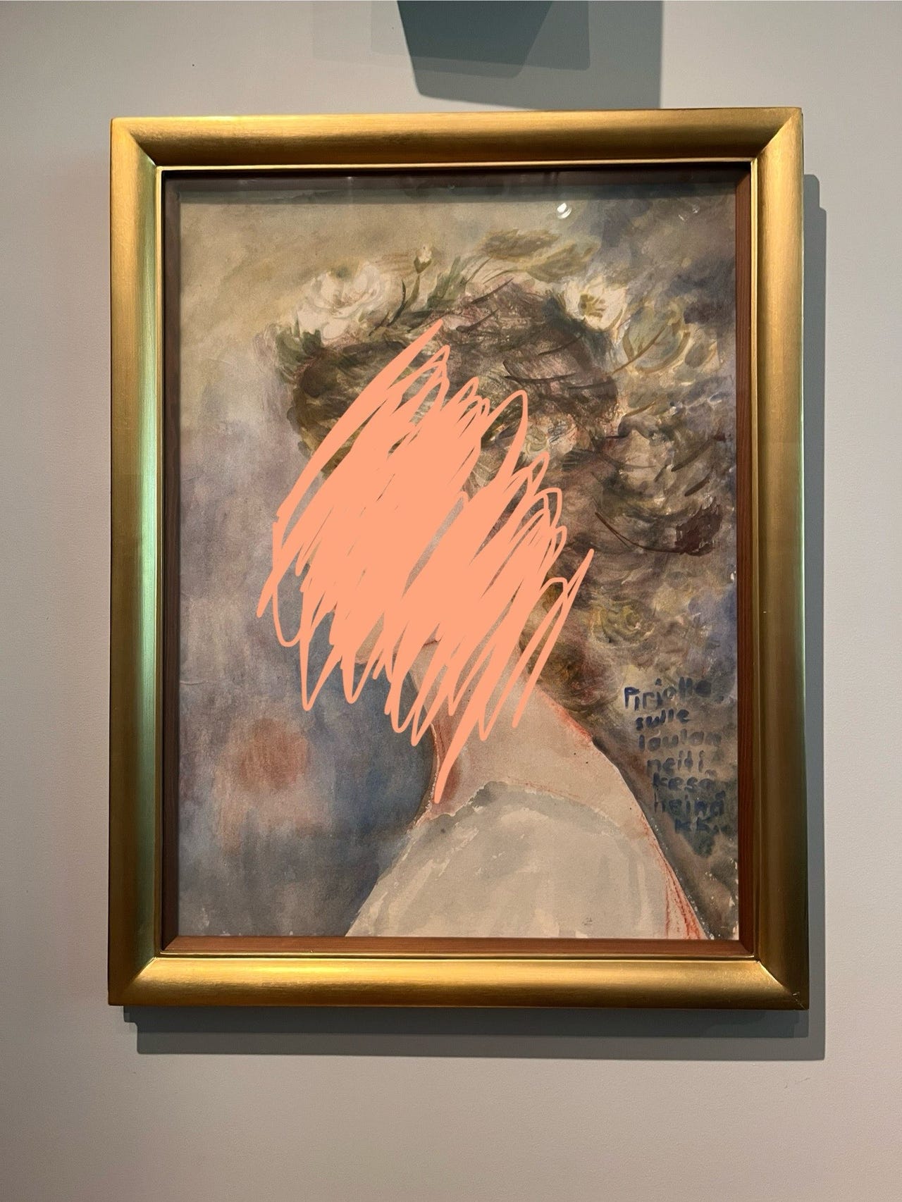 Isot taulun kehykset/ kullatut kehykset 53,5x69