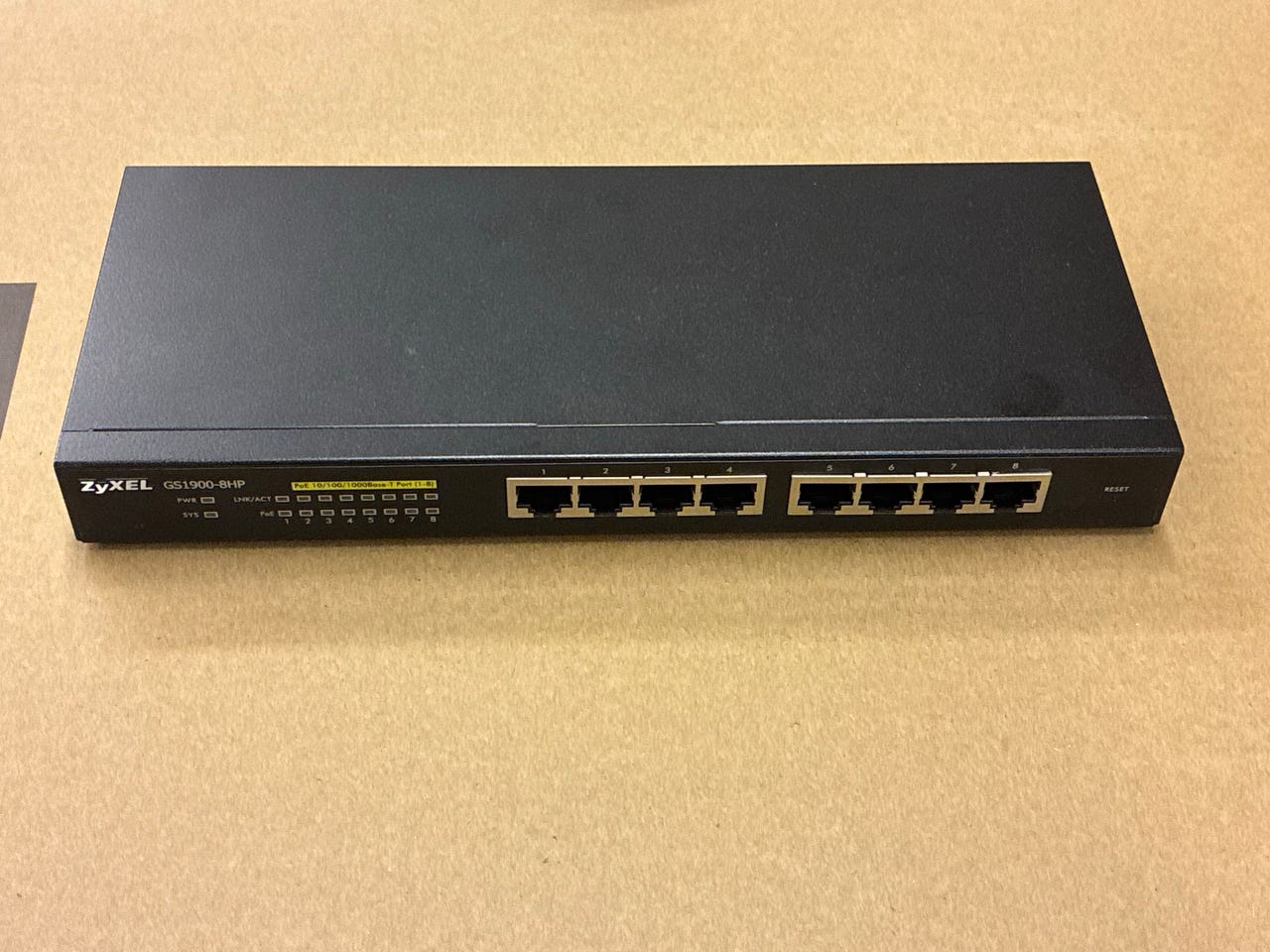 ZyXEL GS1900-8HP OpenWRT