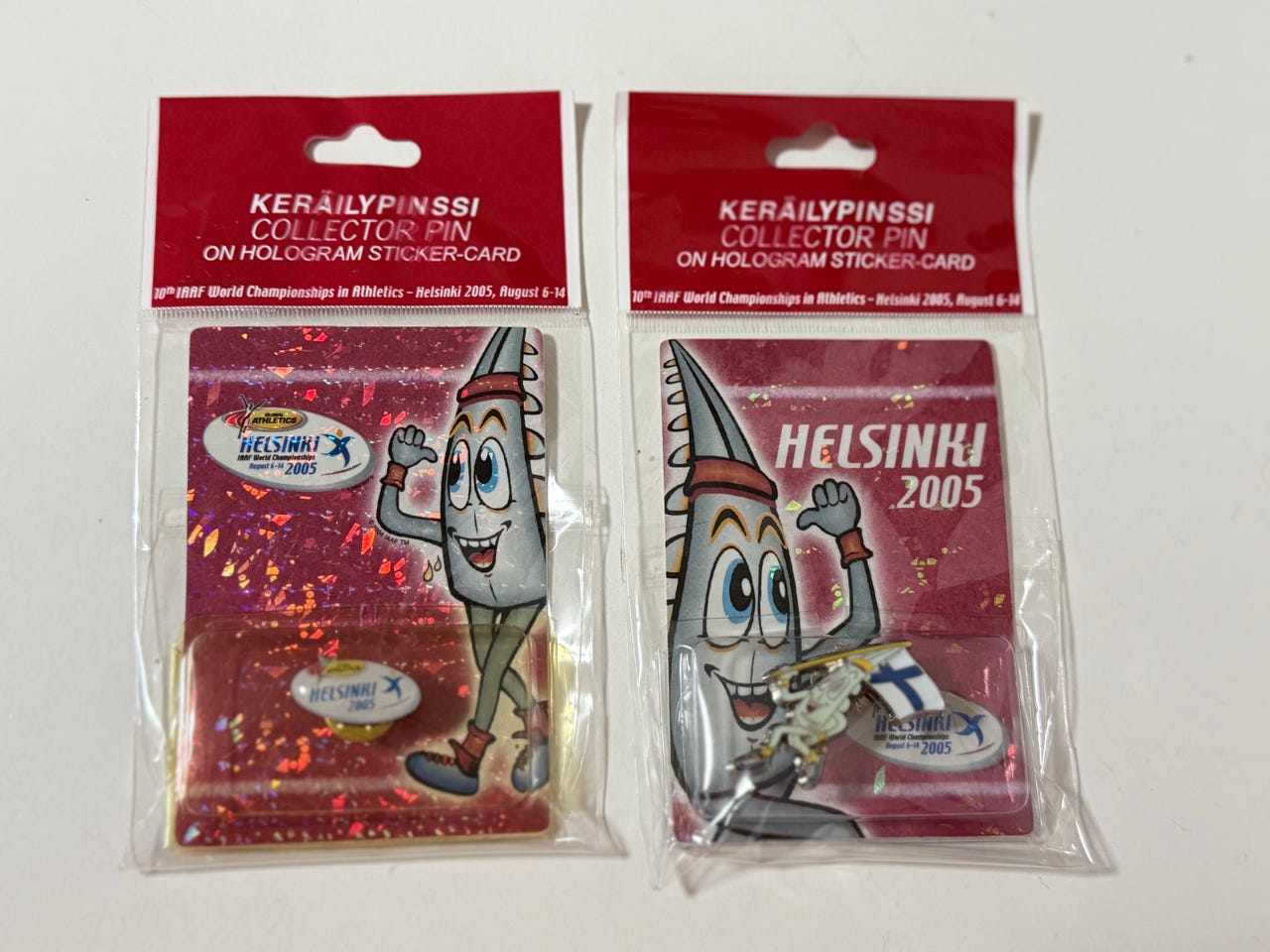 Keräilypinssit Helsinki 2005 MM-kisat