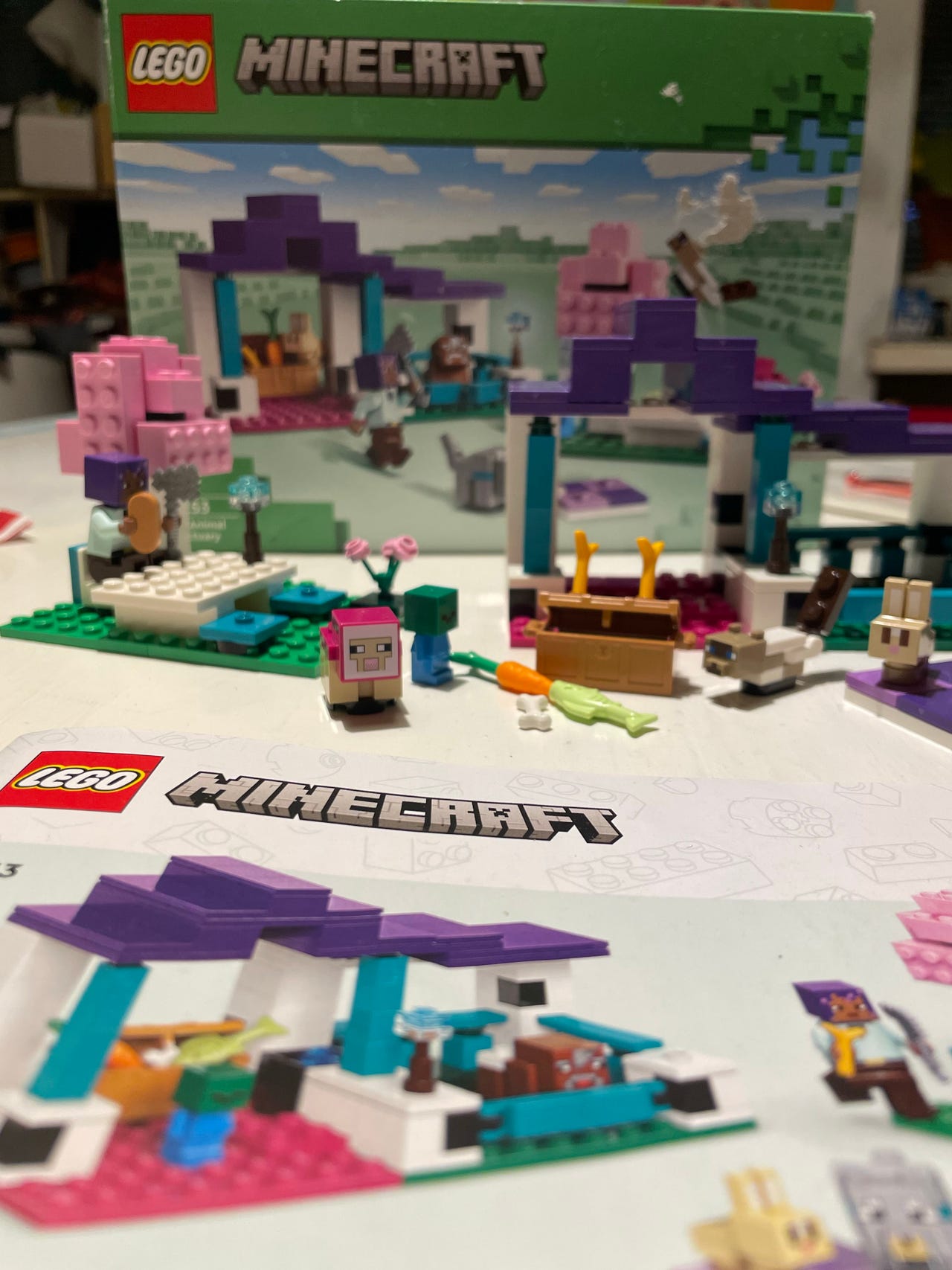 LEGO Minecraft 21253 The Animal Sanctuary leikkisetti
