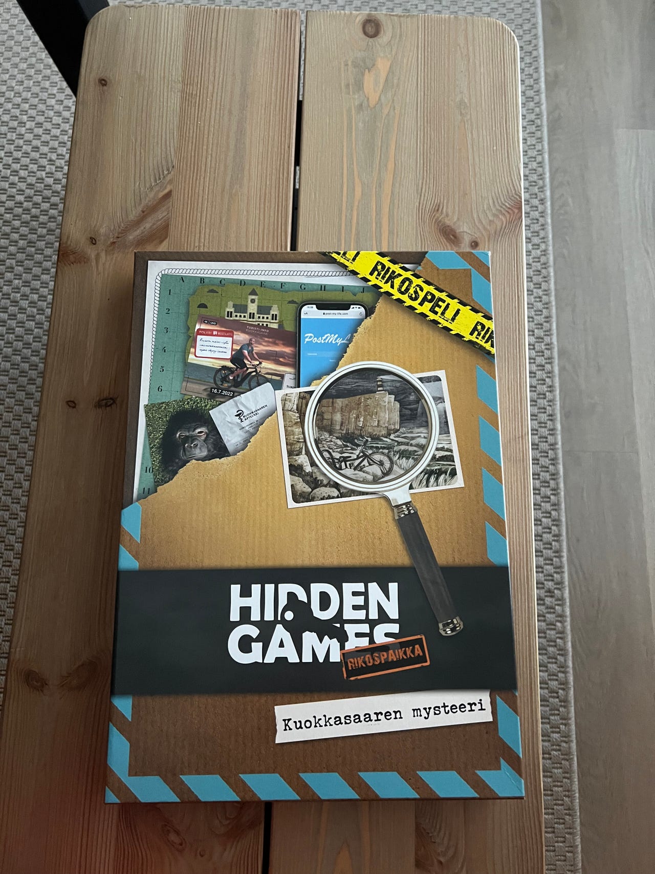 Kuokkasaaren mystery boardgame