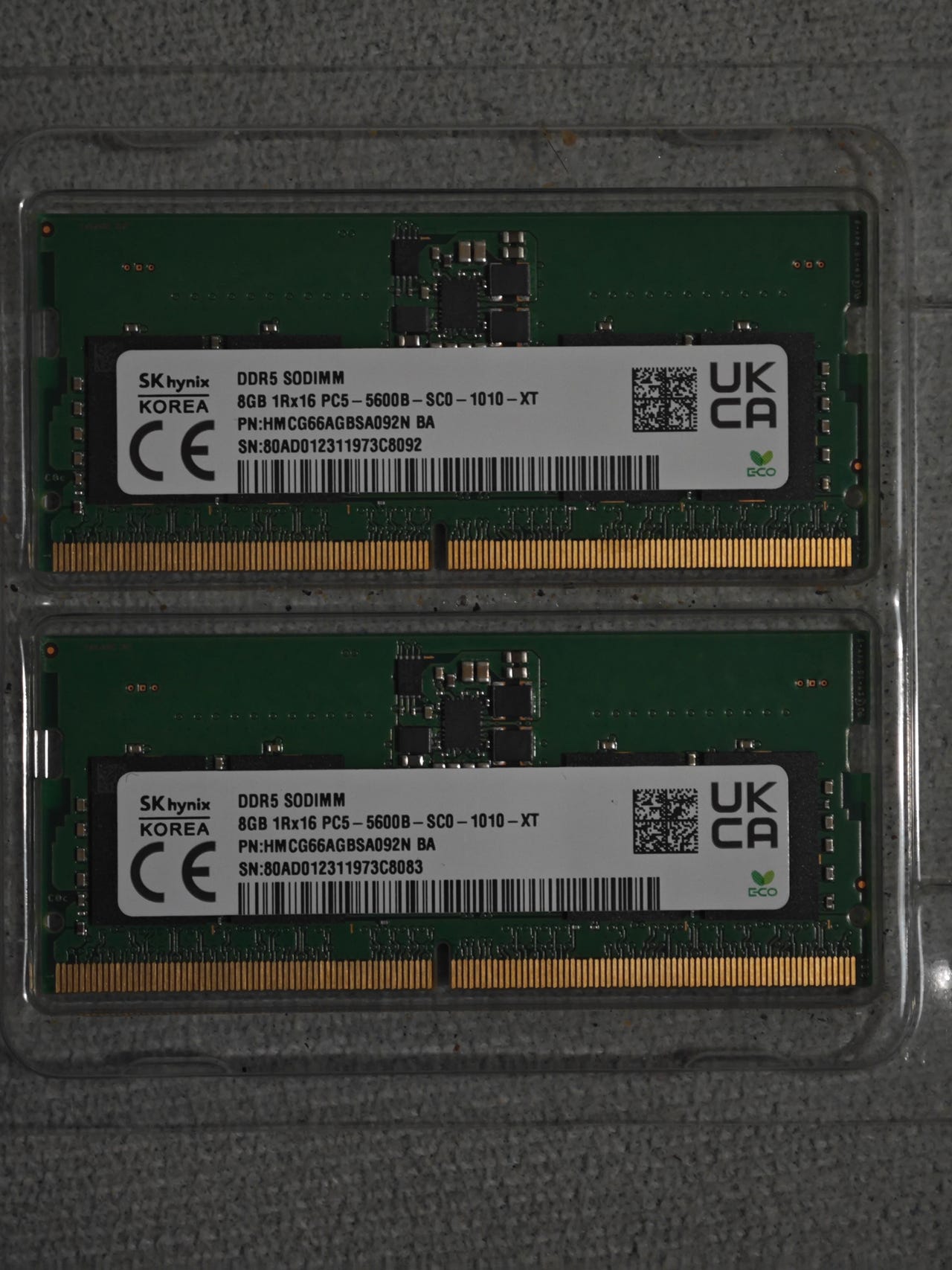 Sk Hynix SODIMM DDR5 2x8GB 5600MHz | Tori