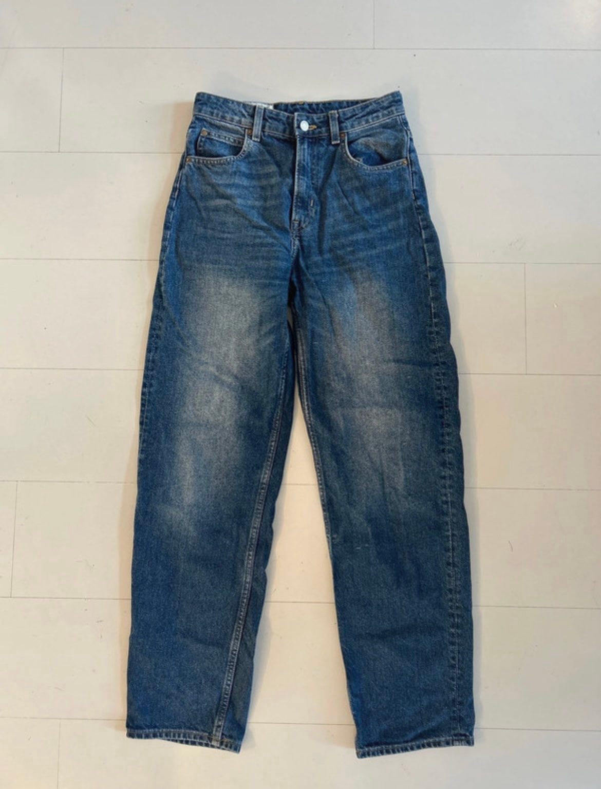 H&M 90s Baggy Farkut / Siniset / Koko 36