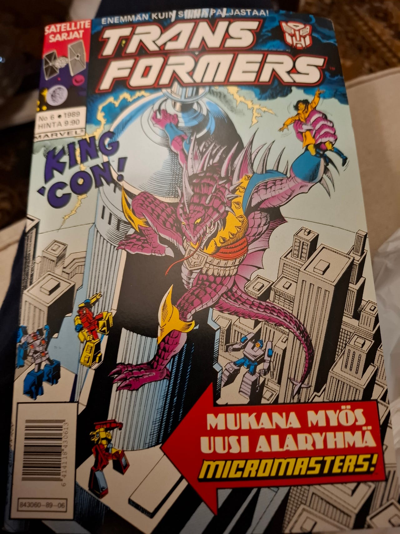 Transformers 6/1989 - Keräilykuntoinen