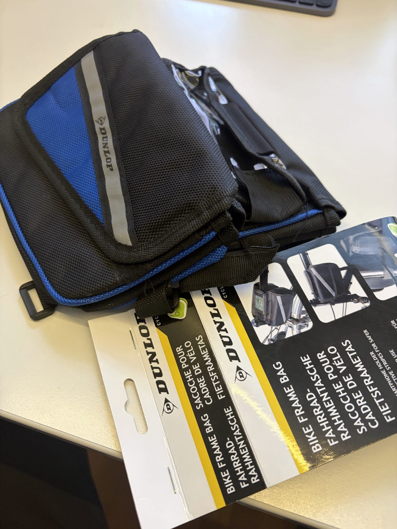 Polkupyörälaukku runkoon Dunlop Bike Frame Bagg