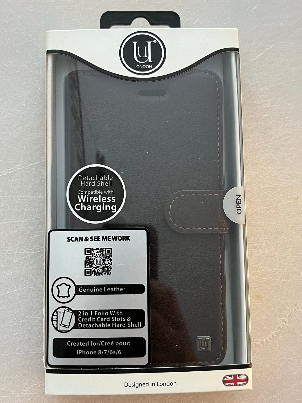 IPhone 6/7/8 nahka puhelimen suojakuori