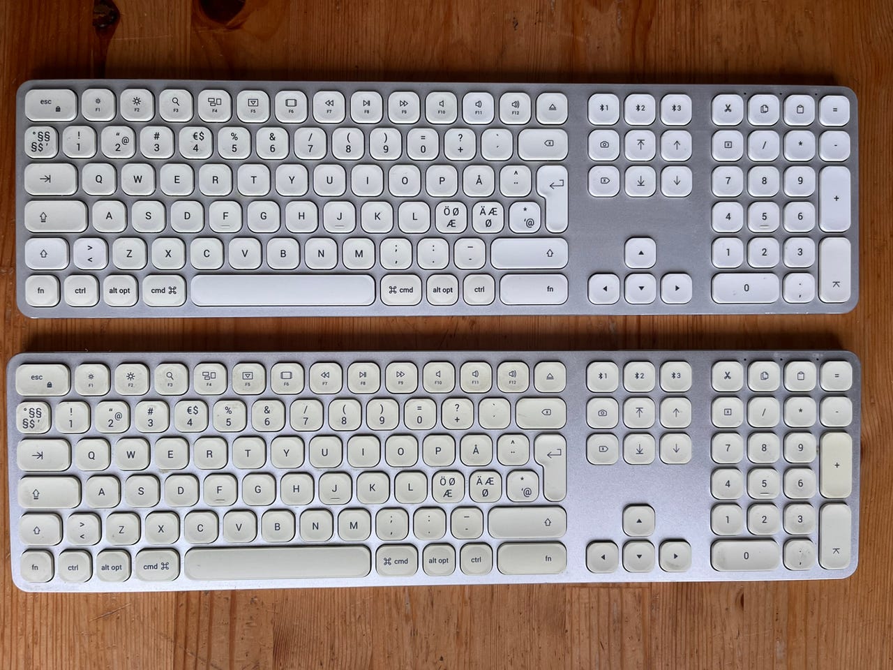 Satechi aluminium Bluetooth näppäimistö Nordic Mac