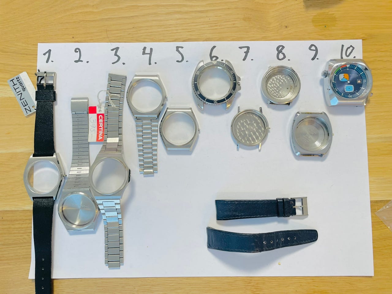 Zenith, Certina, Omega, Heuer ym kellon kuoria | Tori