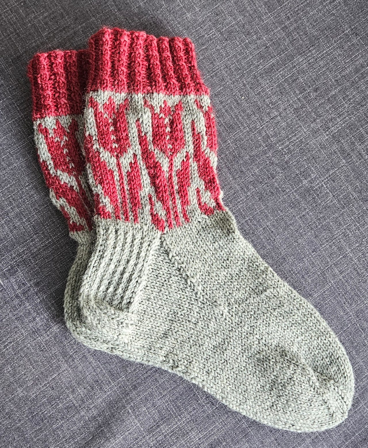 Tulppaani villasukat 40-42