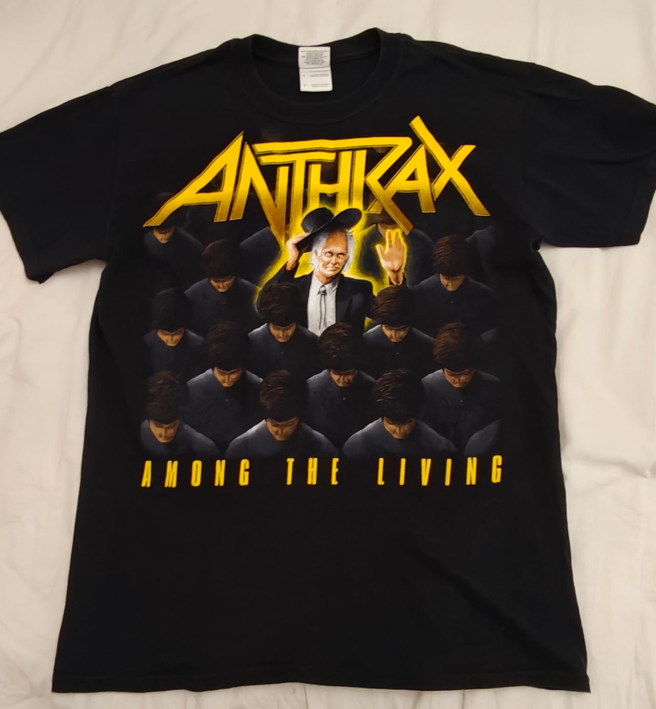 Anthrax kiertuepaita v. 2010