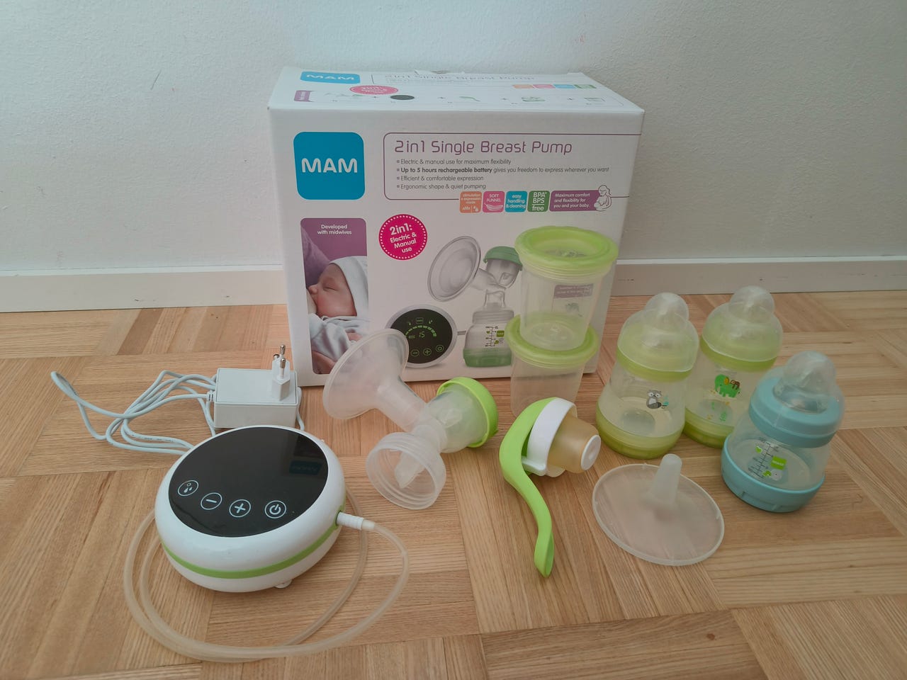 Ainu Mam 2in1 sähkökäyttöinen rintapumppu