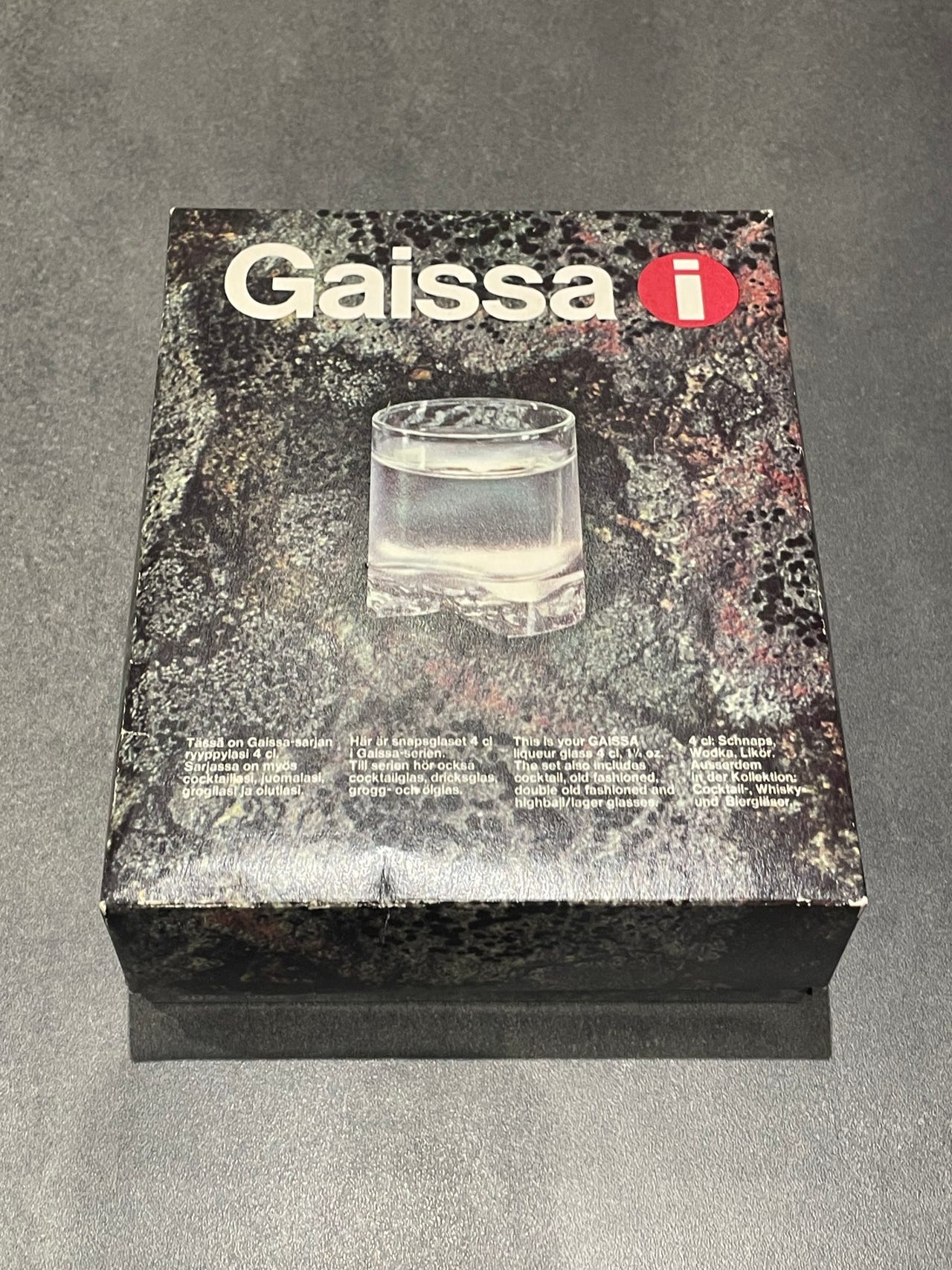 Iittala Gaissa snapsilasit 6kpl