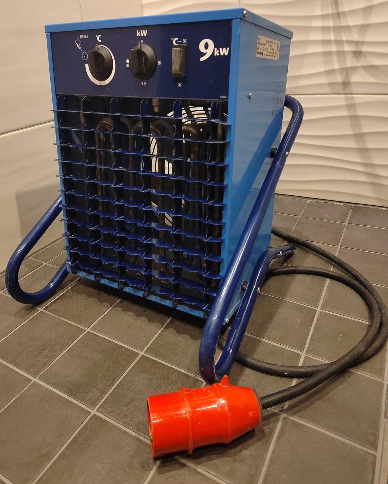 Rakennuslämmitin / lämpöpuhallin 9kW