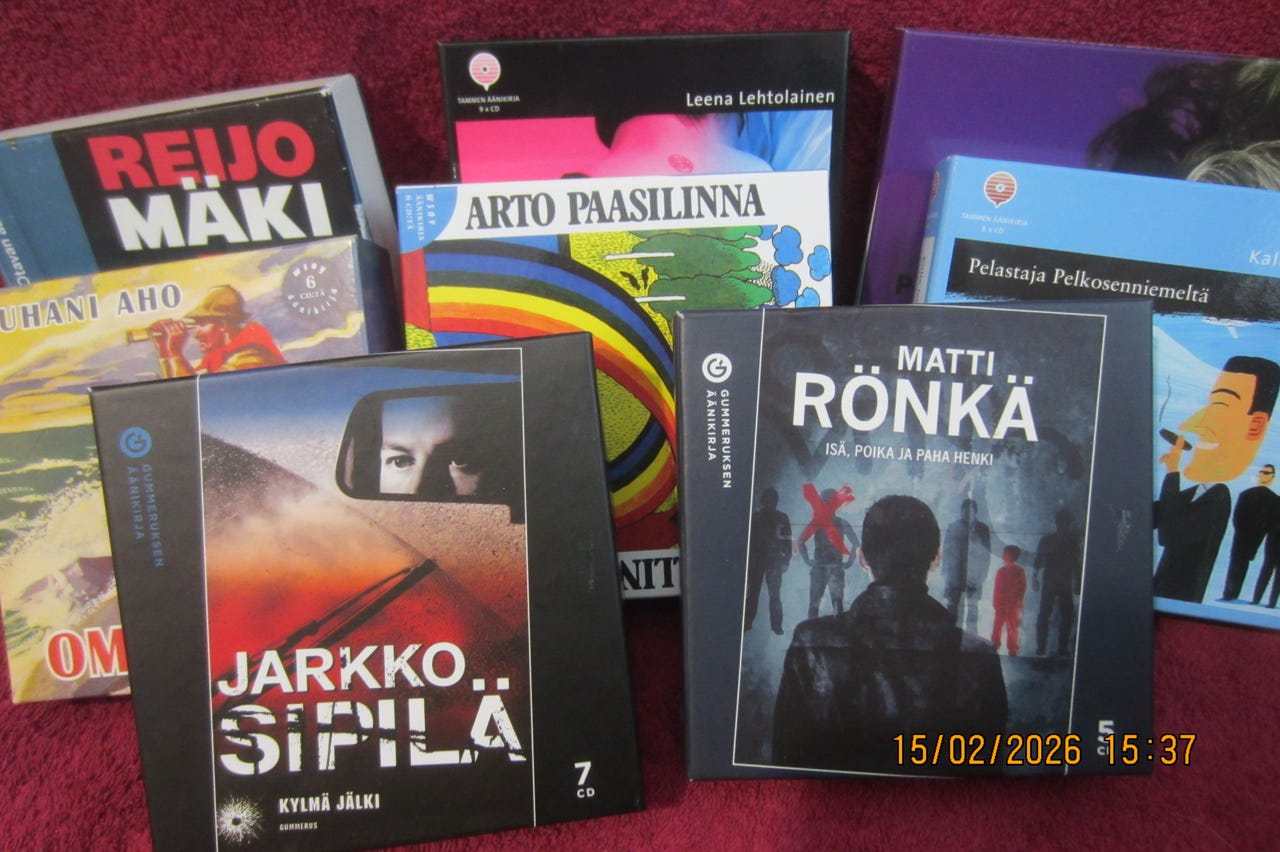 Äänikirja / paasilinna / Sipilä / Rönkä / Reijo Mäki / Kalle Isokallio