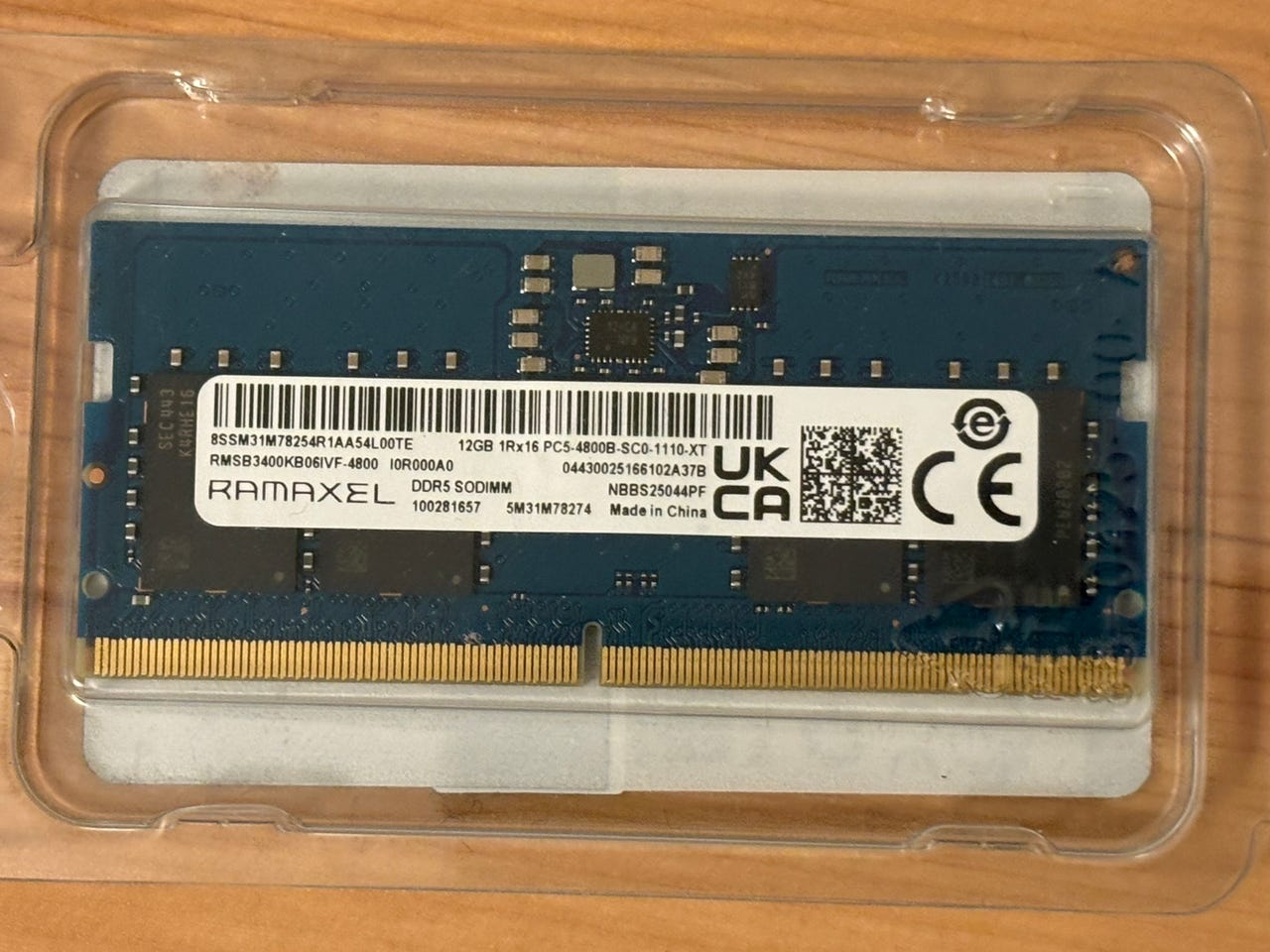 Ramaxel 12GB DDR5 SODIMM 4800 | Tori