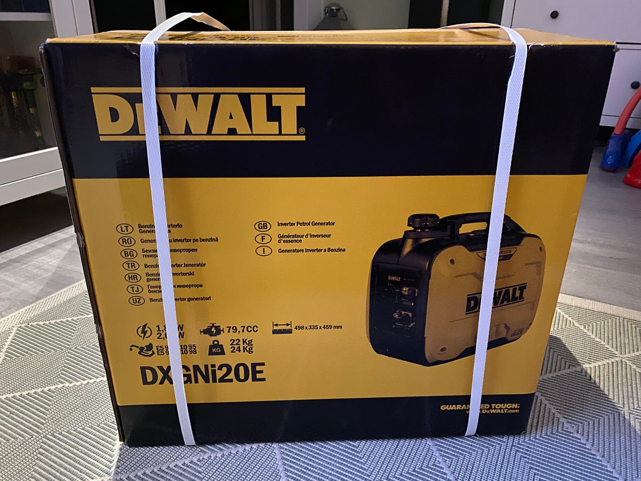 Dewalt DXGNi20E agrekaatti siniaalto