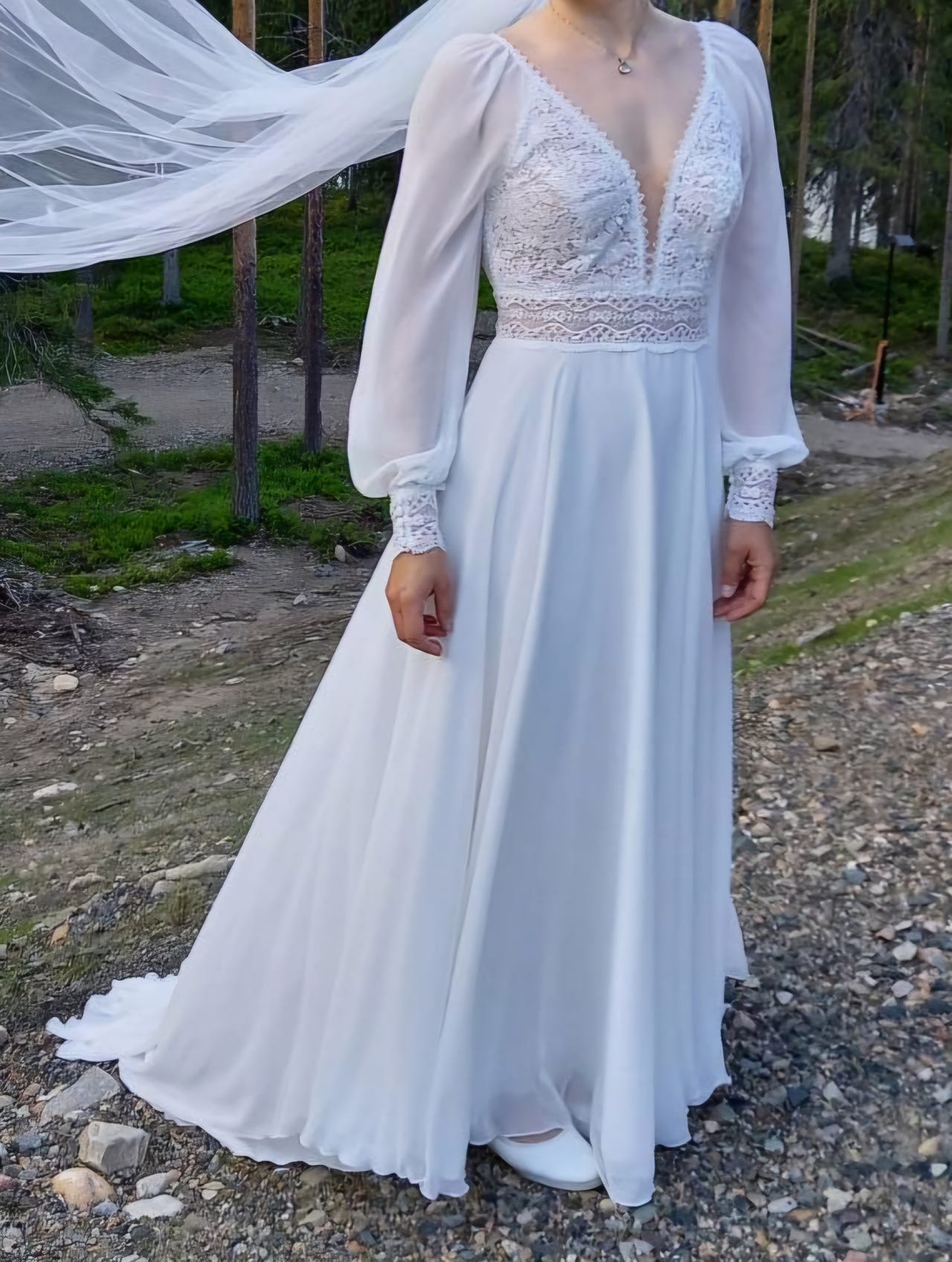 Bianco Evento Ursula hääpuku 38/M
