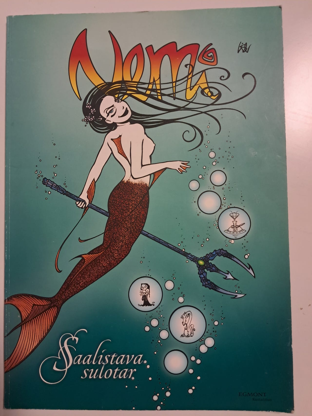 Nemi Saalistava sulotar sarjakuvalehti albumi