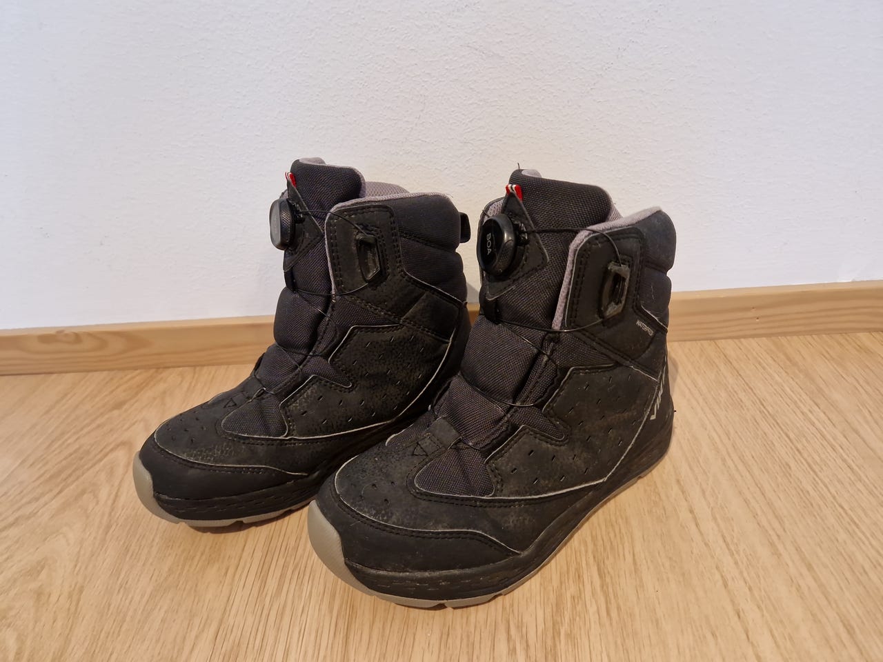 Viking lasten talvikengät koko 35 mustat unisex