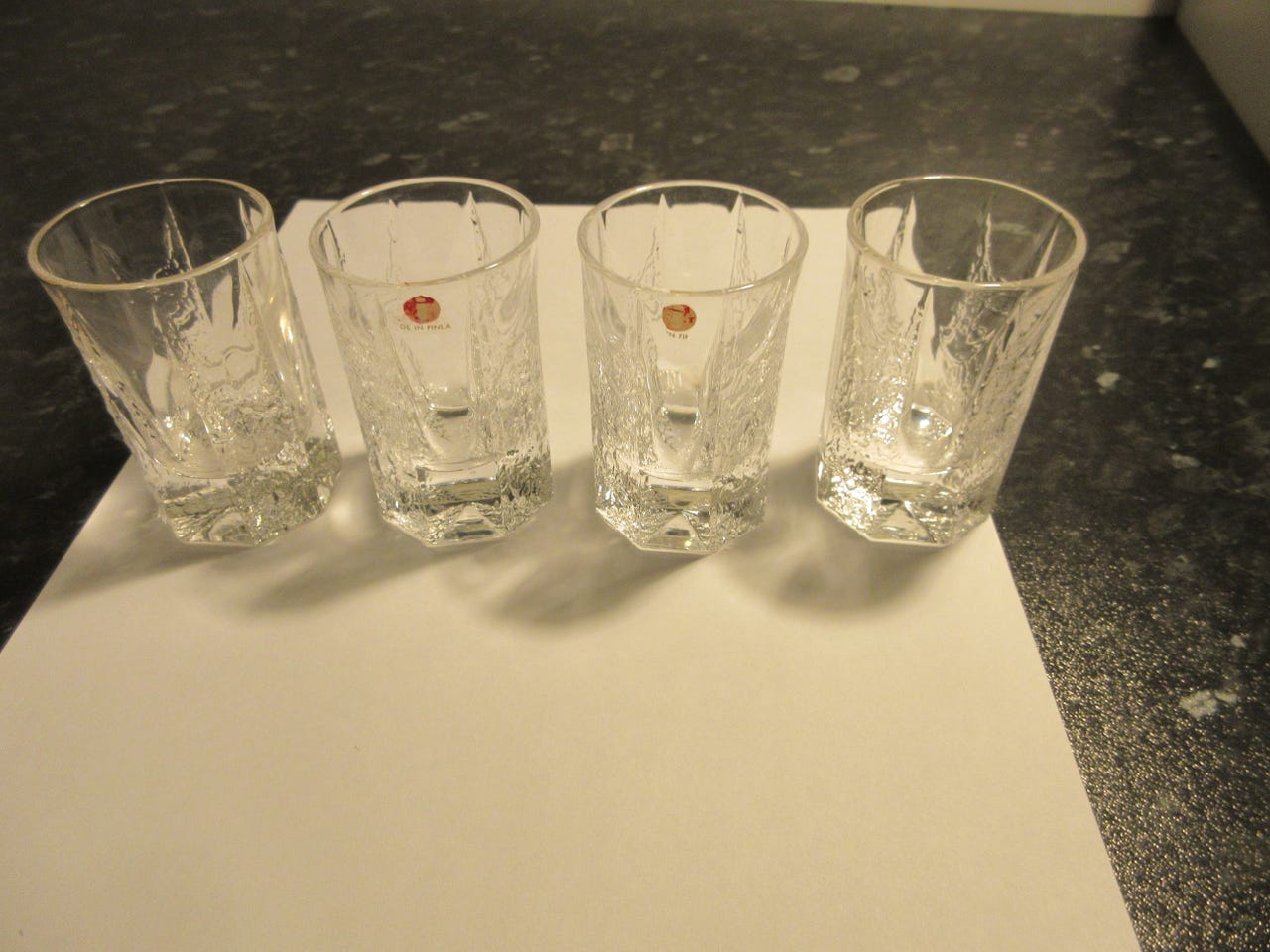Kalinka, snapsilasit, 4 kpl, Sarpaneva, Iittala