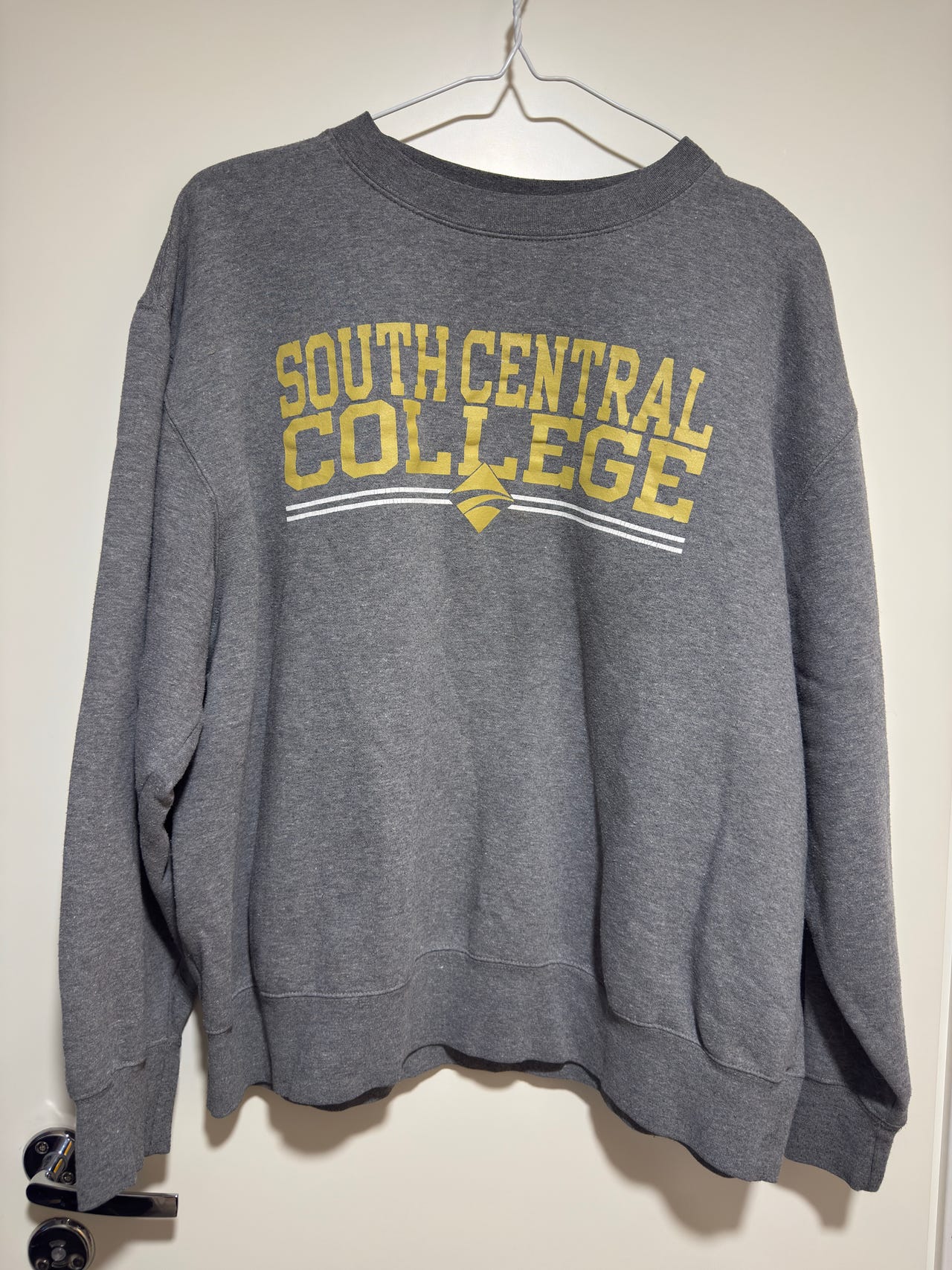 Jan Sport harmaa vintage college koko XL