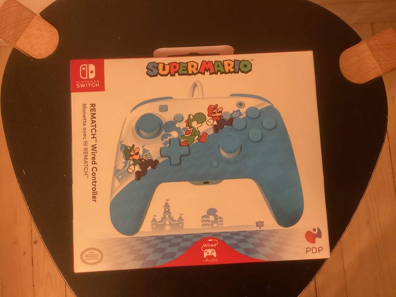 Uusi Nintendo Switch Super Mario REMATCH Wired Controller sininen