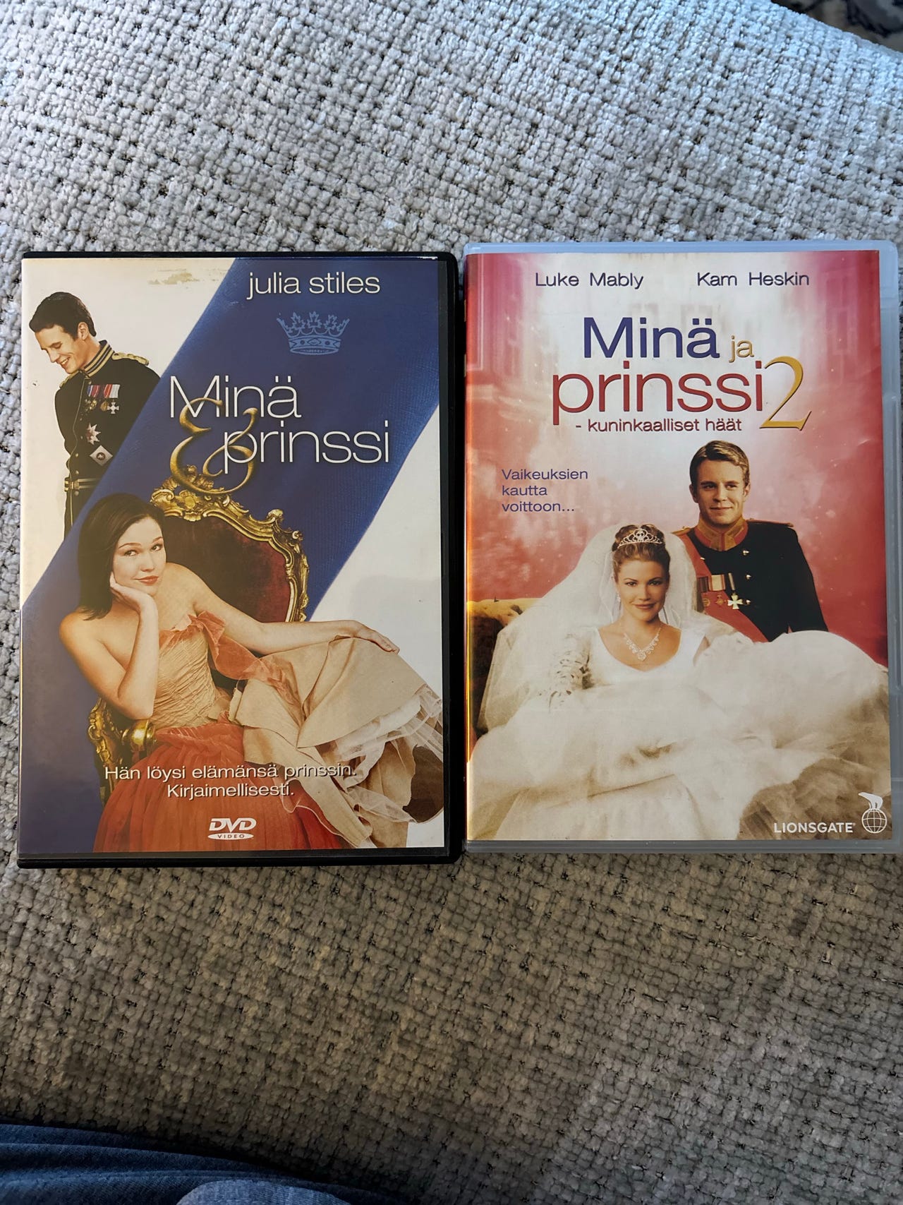 Minä ja Prinssi 1 ja 2 DVD