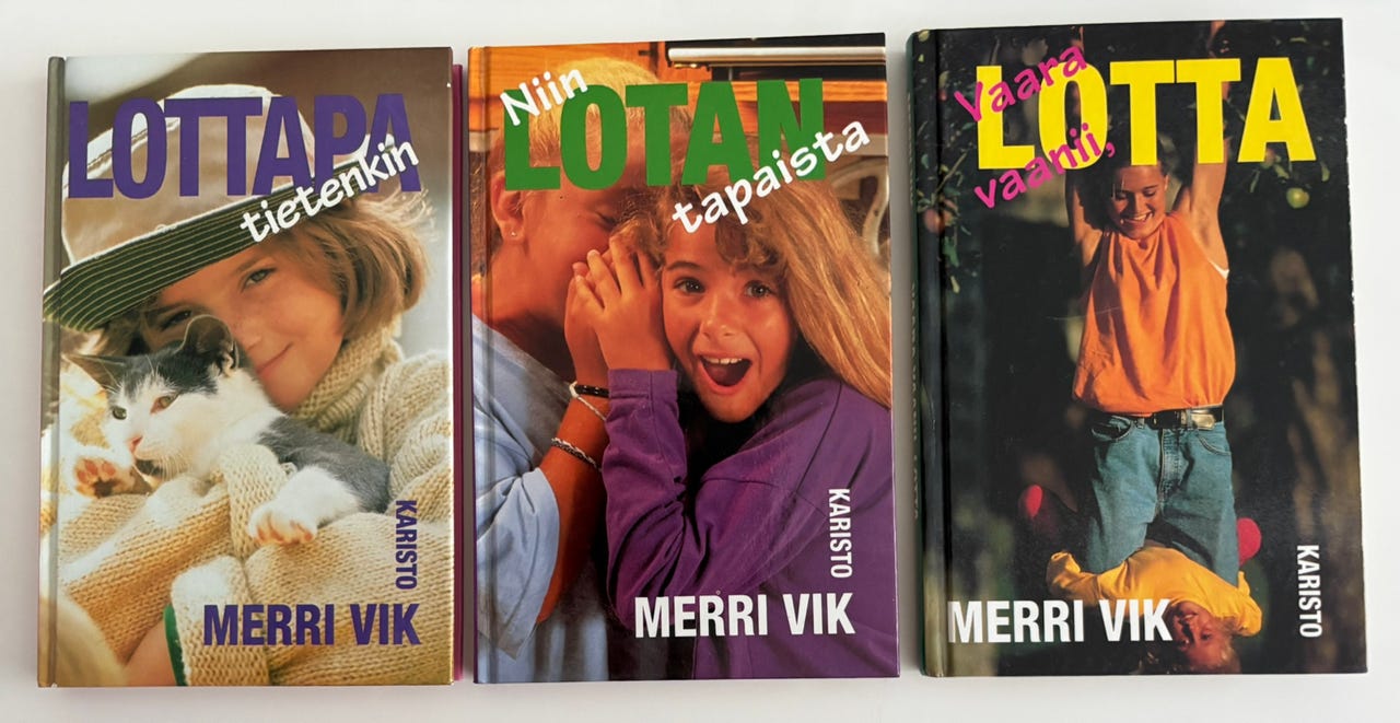 Lotta-kirjat 3 kpl