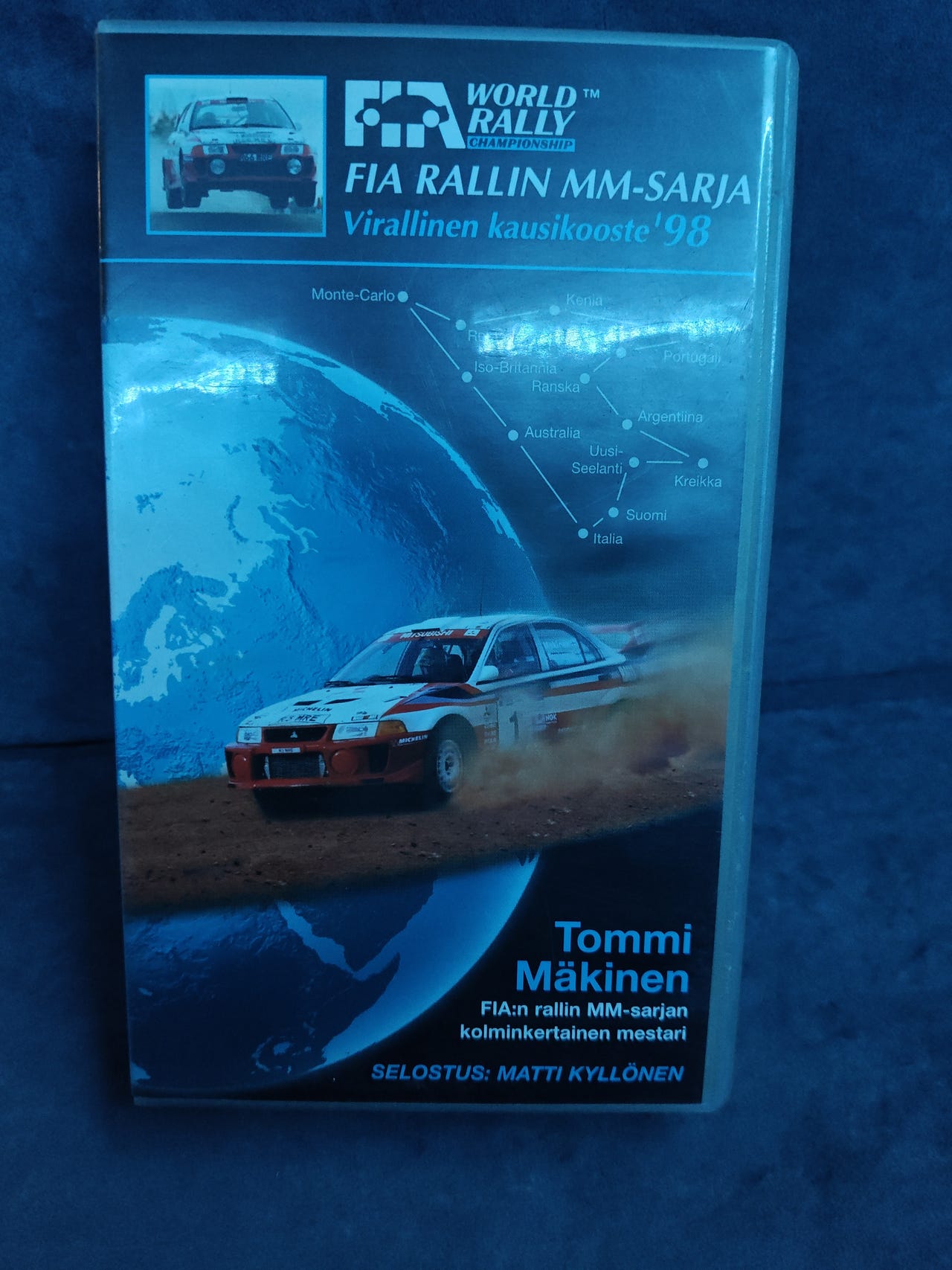 FIA Rallin MM-sarja 1998 vhs video