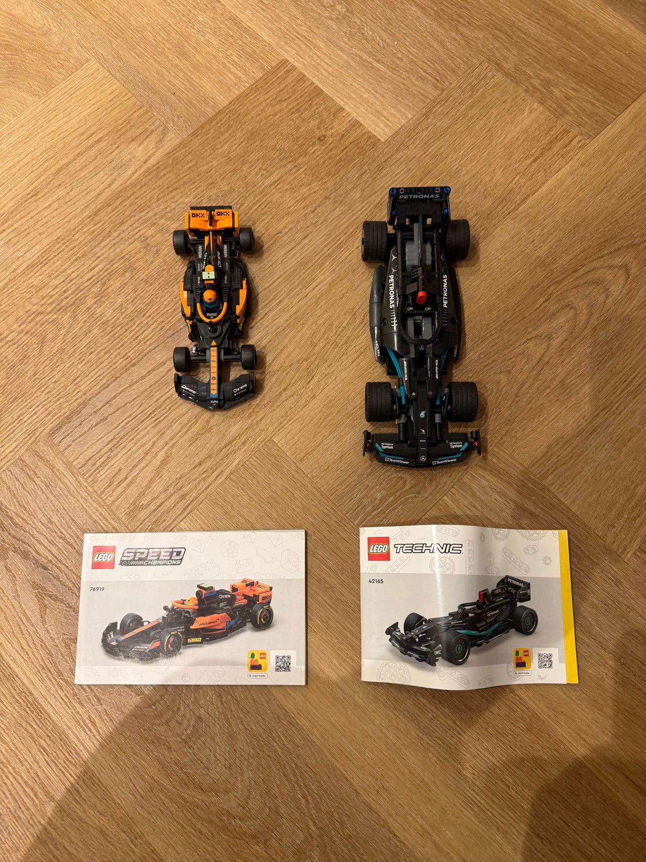 LEGO speed champions f1 mclaren ja technic f1 mercedes