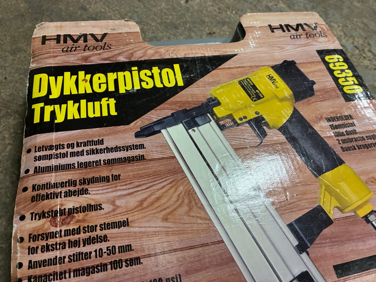 HMV F50 yhdistelmänaulain