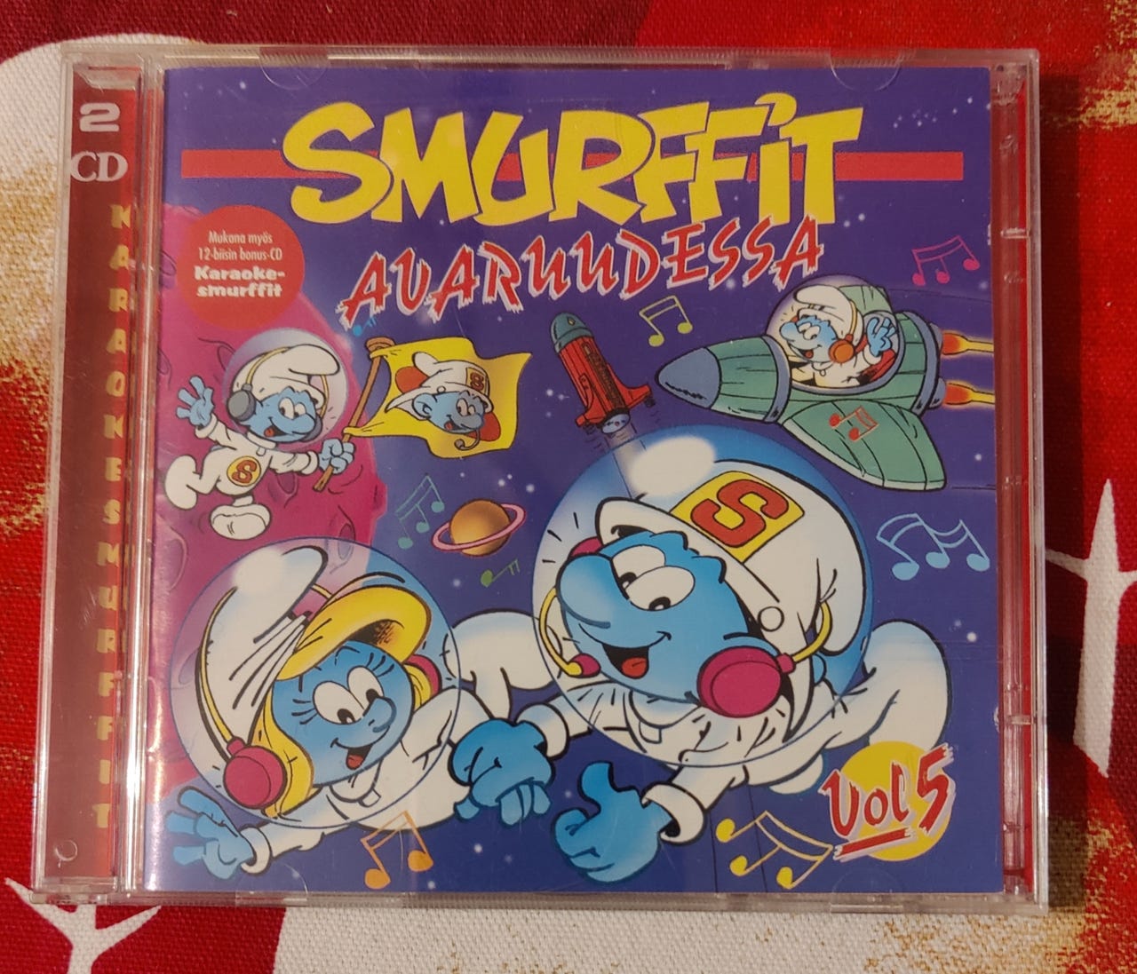 Tupla CD Smurffit avaruudessa Vol. 5