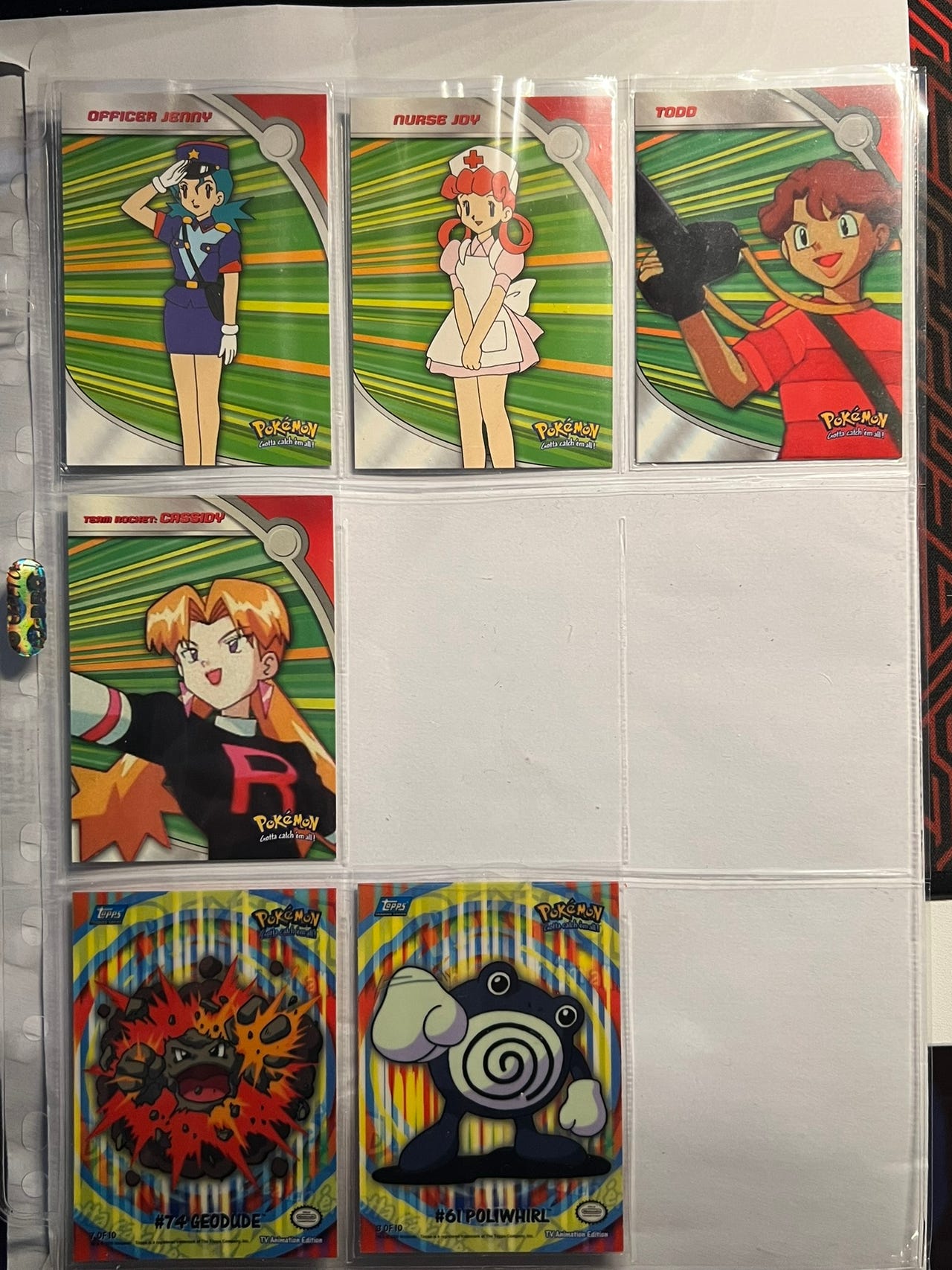 1999 ja 2000 Topps Pokemon TV Animation Edition kortteja | Tori