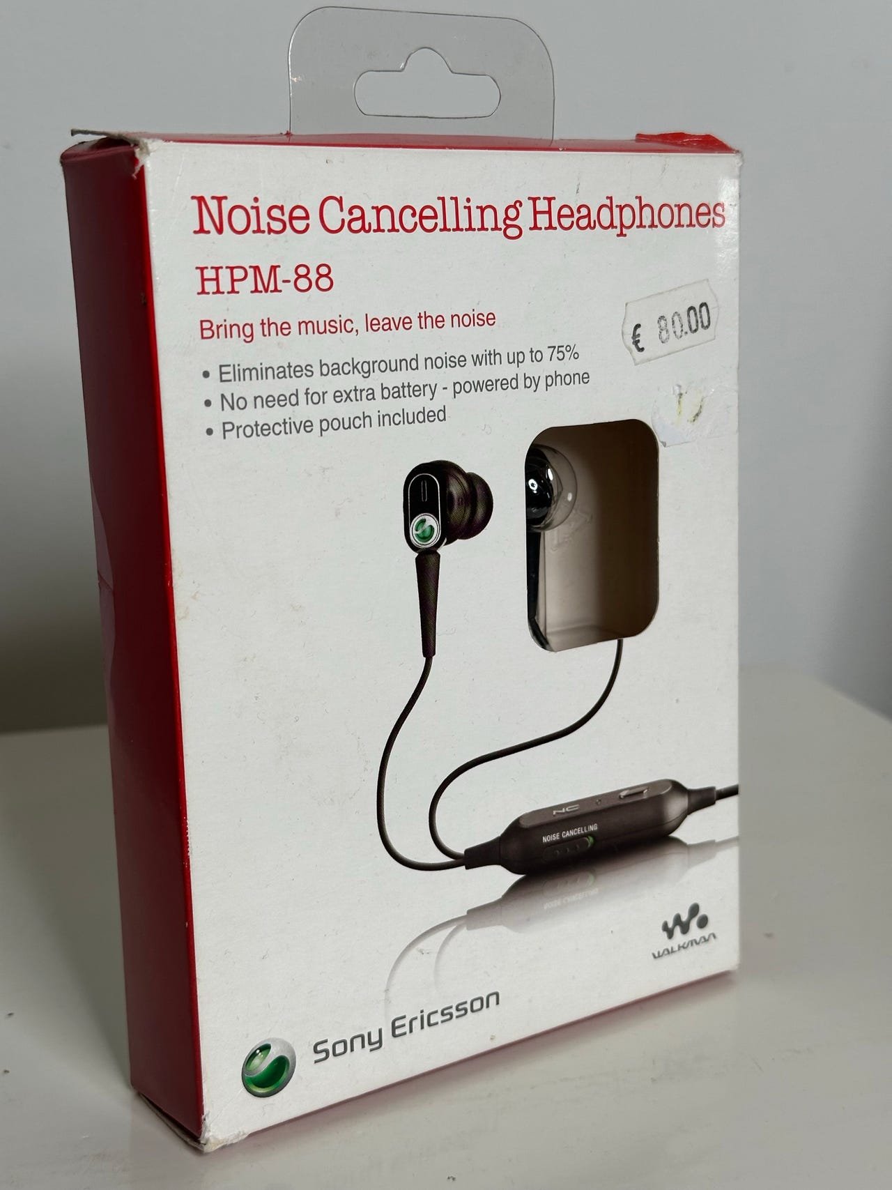 Sony Ericsson Walkman HPM-88 Noise Cancelling -kuulokkeet – uudet / NOS ...