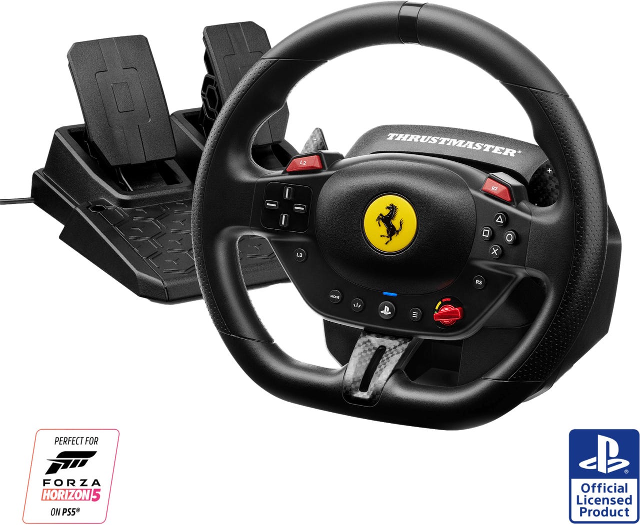 Thrustmaster T98-P Ferrari 296 GTB -ratti ja polkimet PS5/PS4/PC | Tori